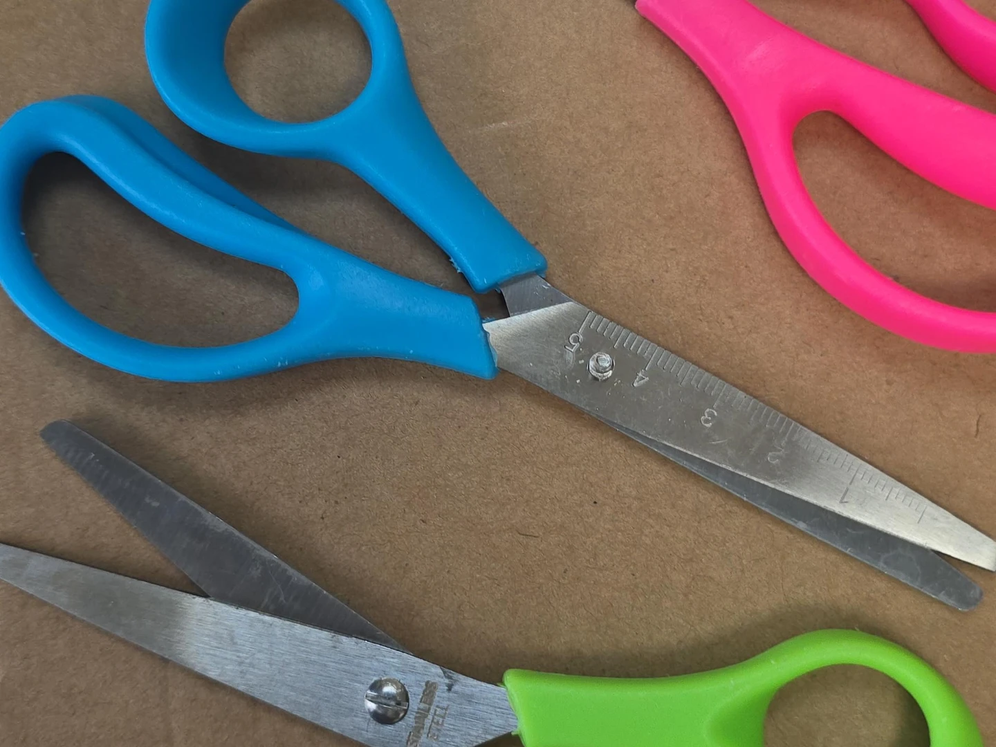 Pair of Scissors with Ruler Edge