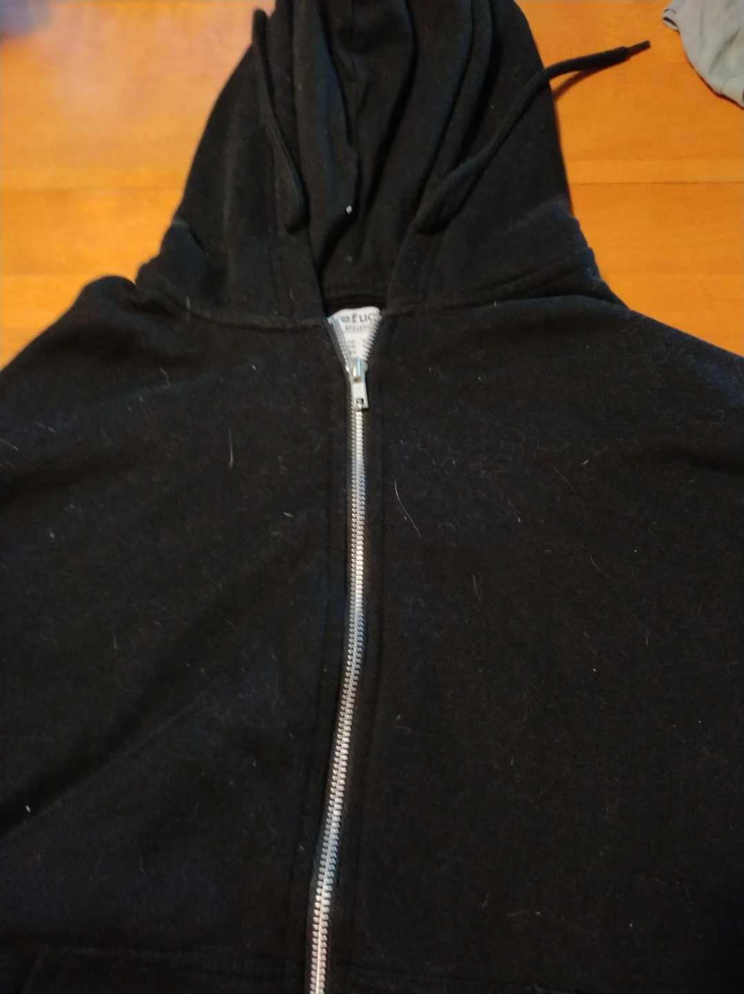 Black Zip-Up Hoodie