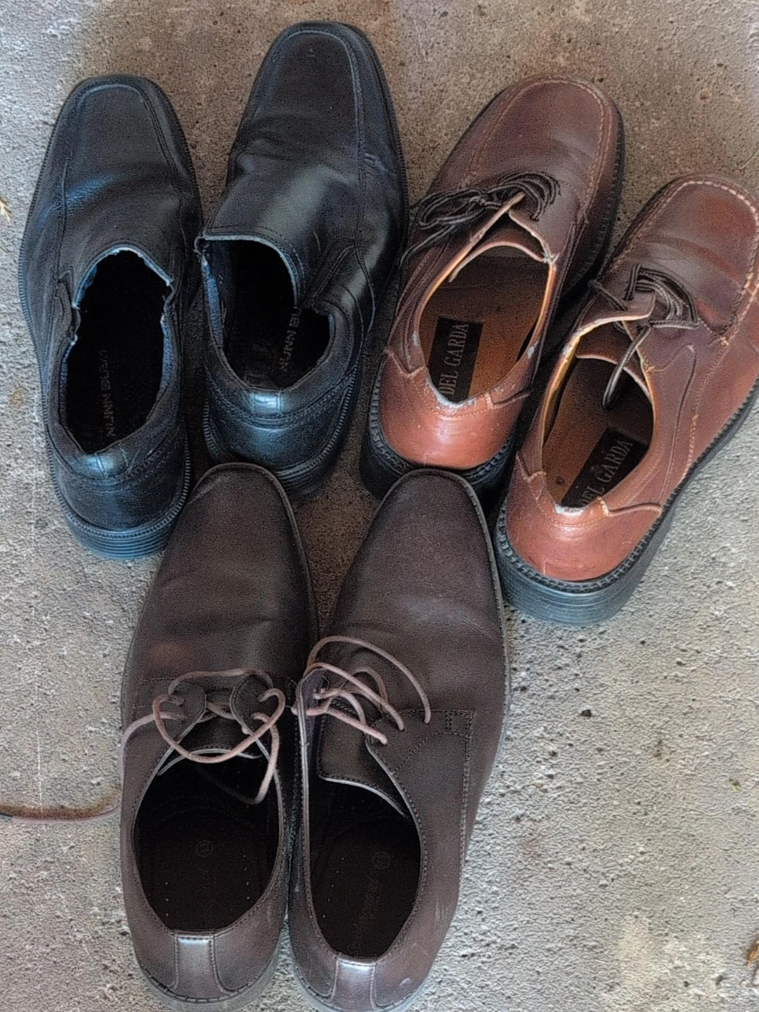 Three Pairs of Men's Dress Shoes $10 each buy pairs $25