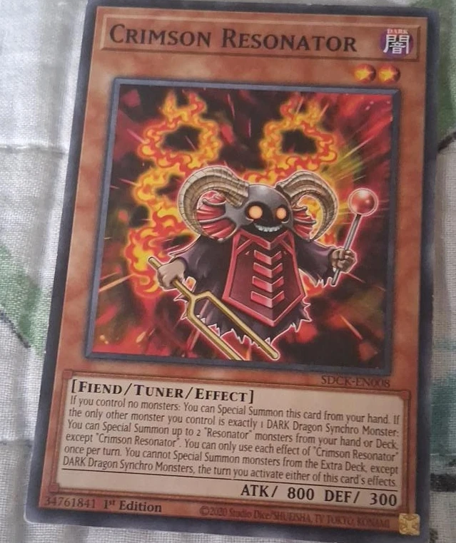 Crimson Resonator Yu-Gi-Oh! Card