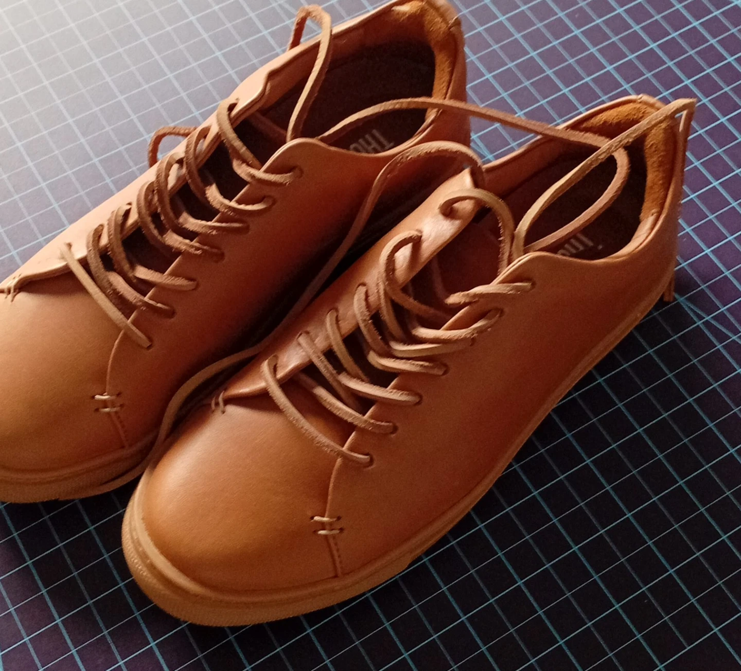 Brown Leather Sneakers