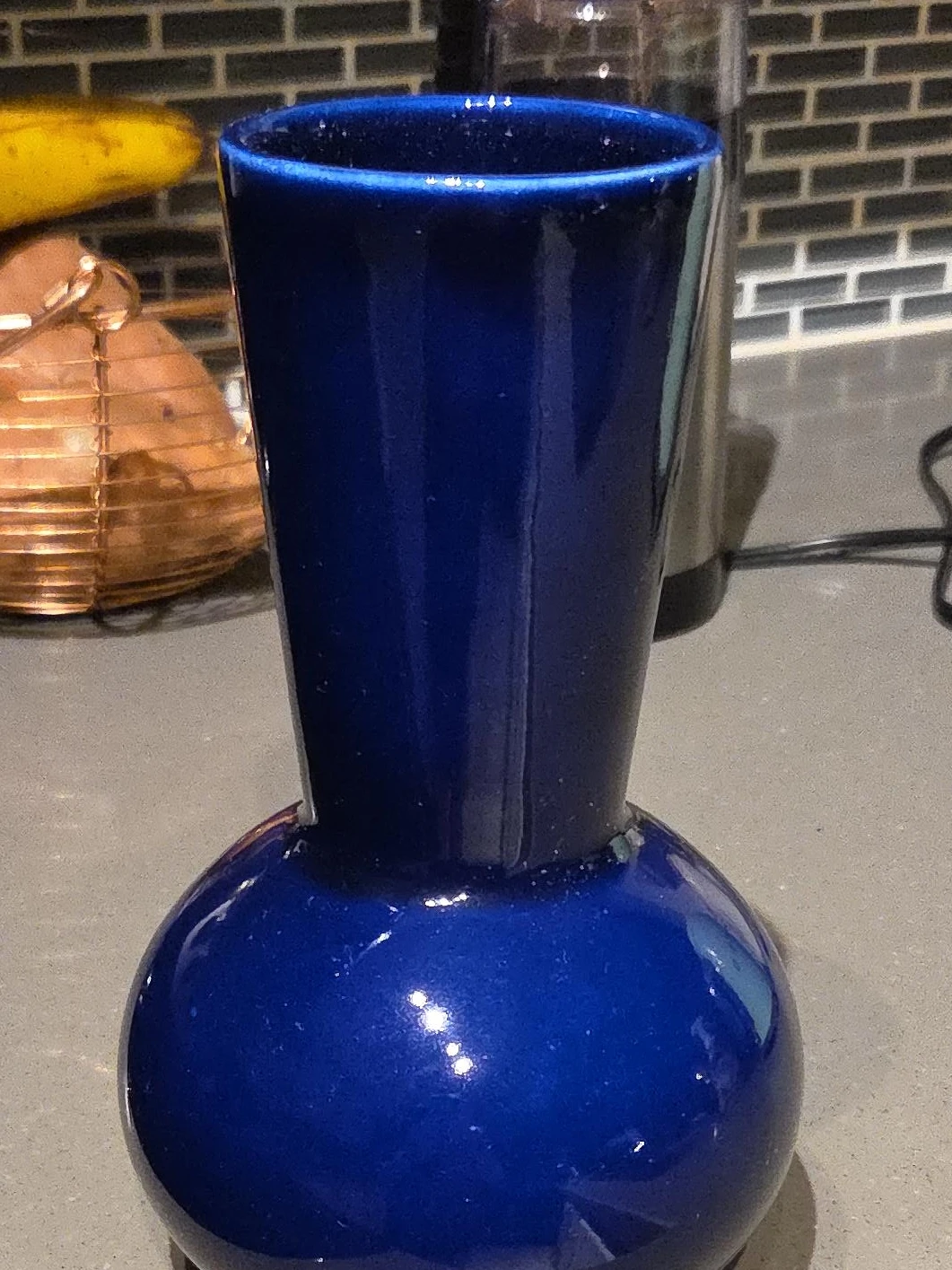 Blue Ceramic Vase