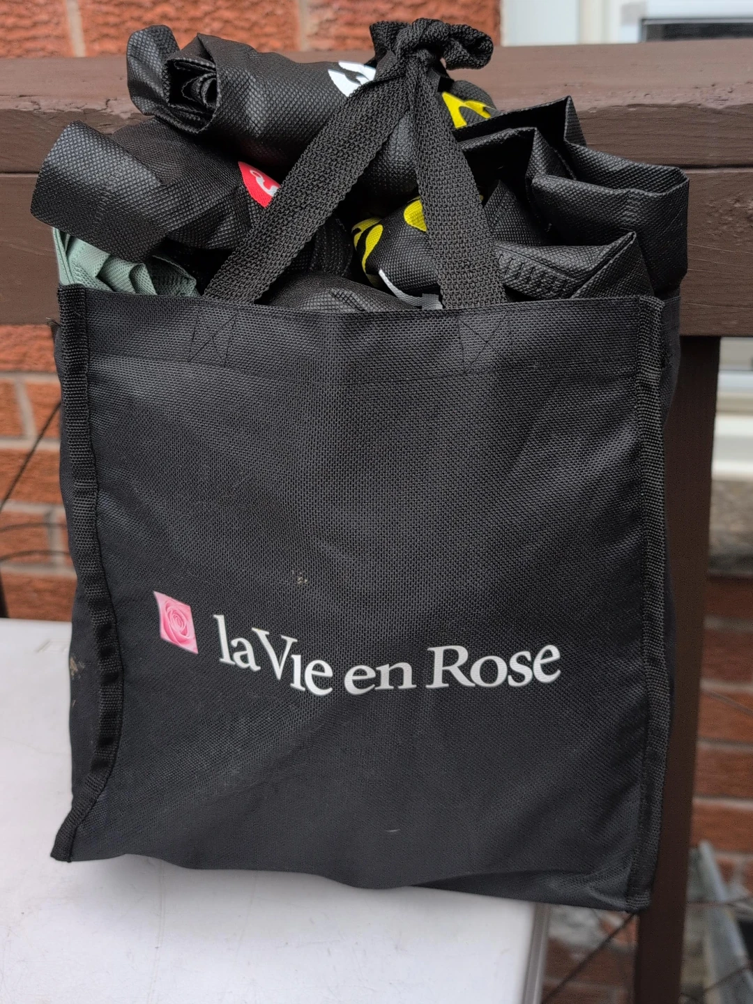 La Vie en Rose reusable shopping bags 15 bags