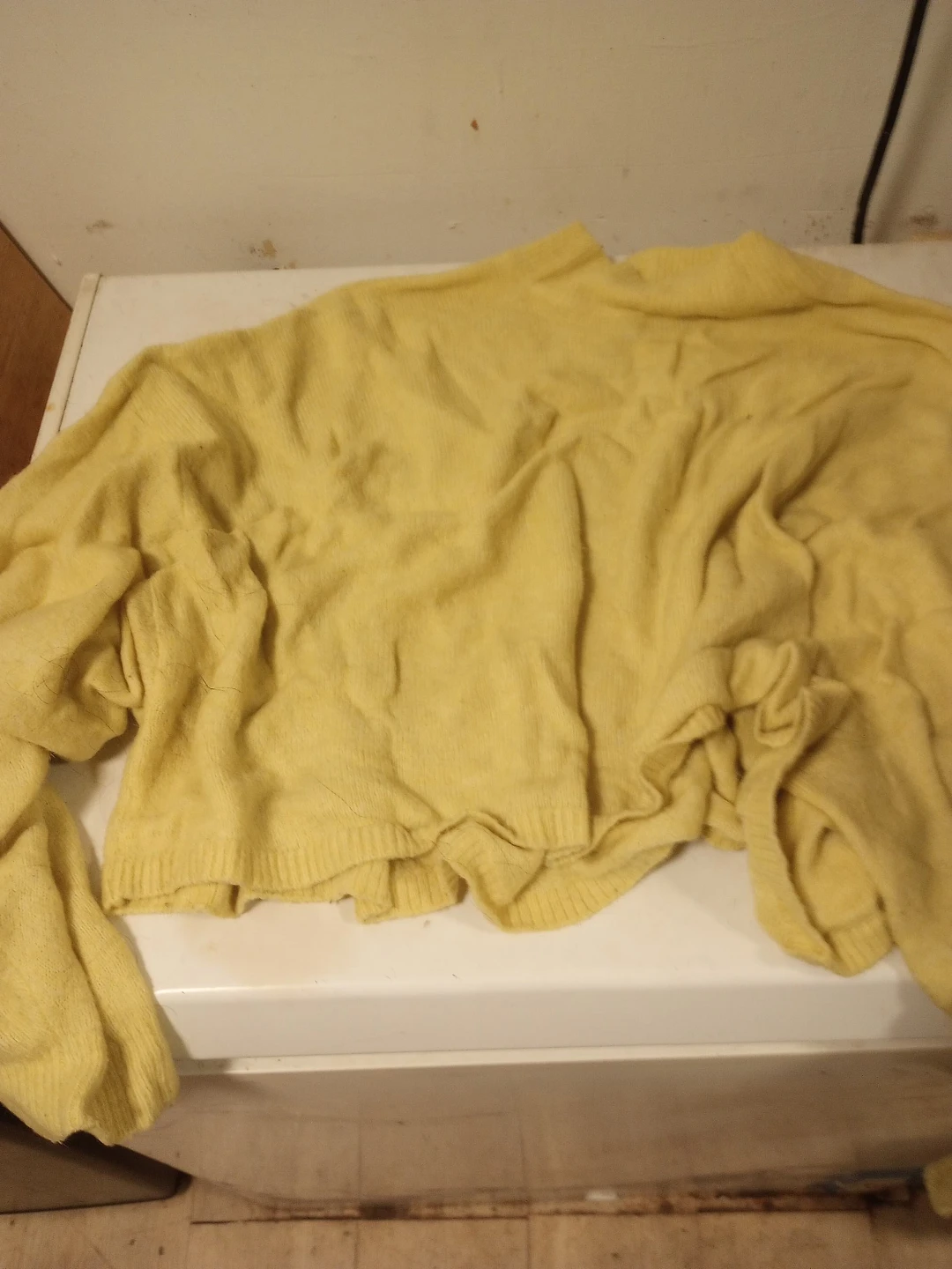 Yellow Crew Neck Sweater