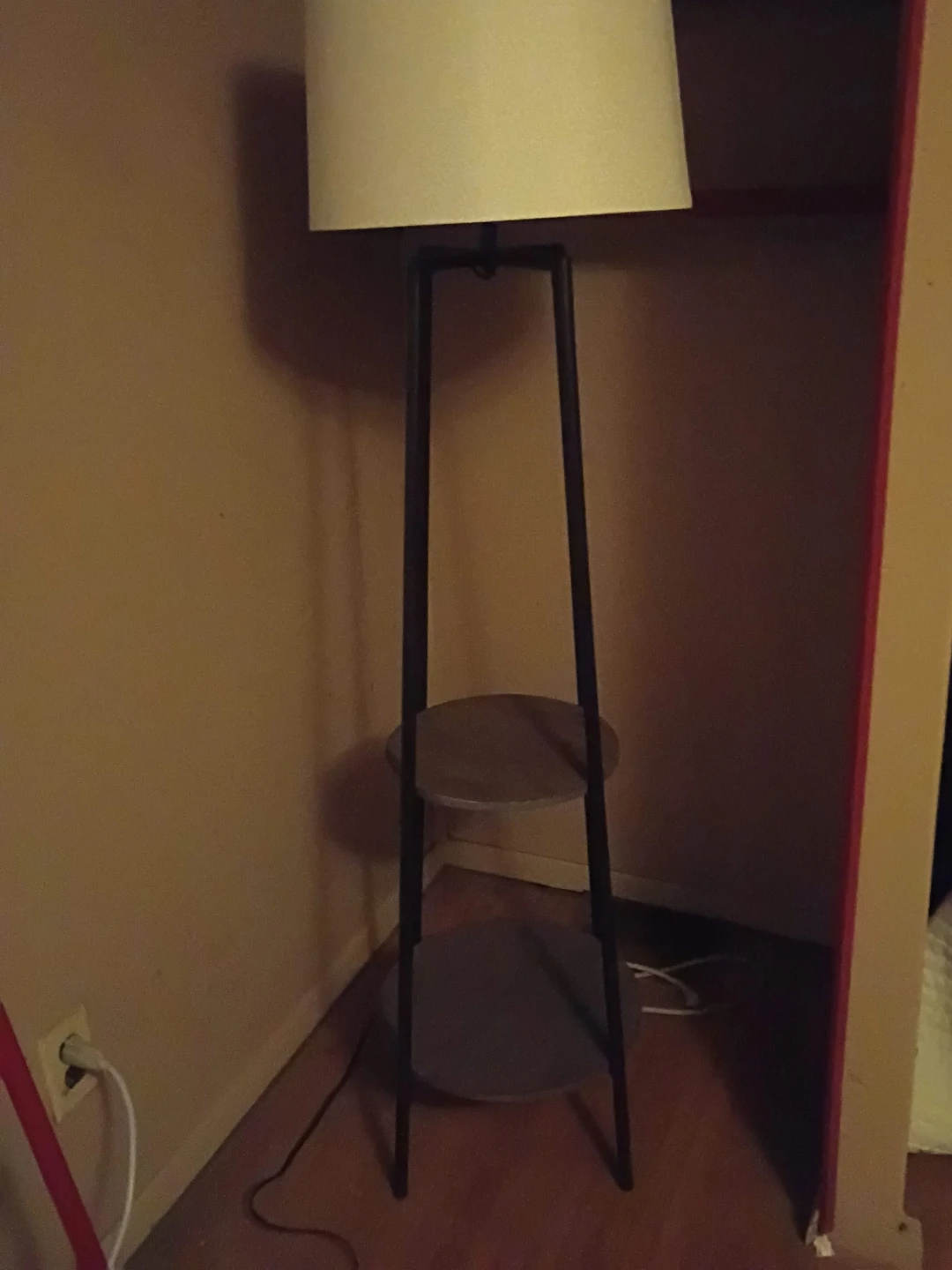 Floor Lamp with Shelves
