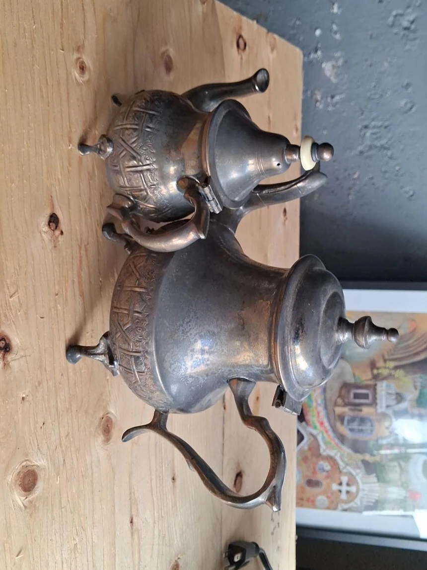 Vintage Metal Tea Pot