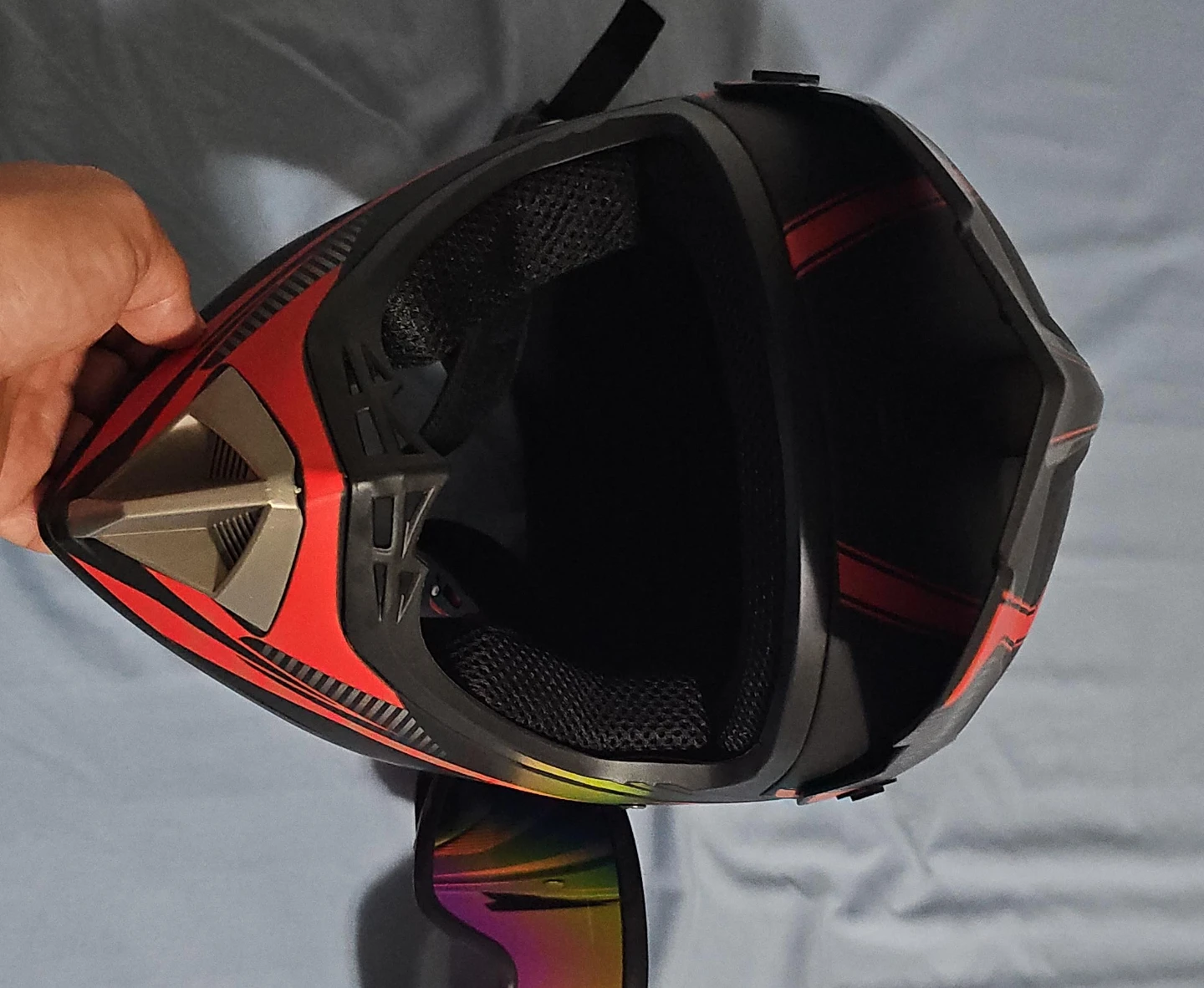 Virtue Motocross Helmet with Goggles