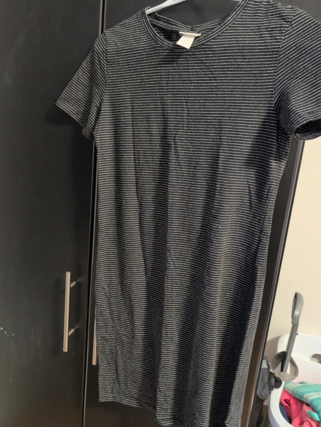 H&M striped t-shirt dress