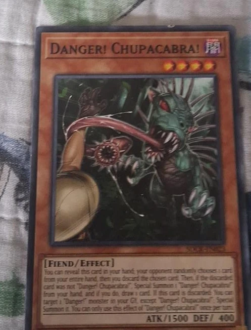 Danger! Chupacabra! Yu-Gi-Oh! Card