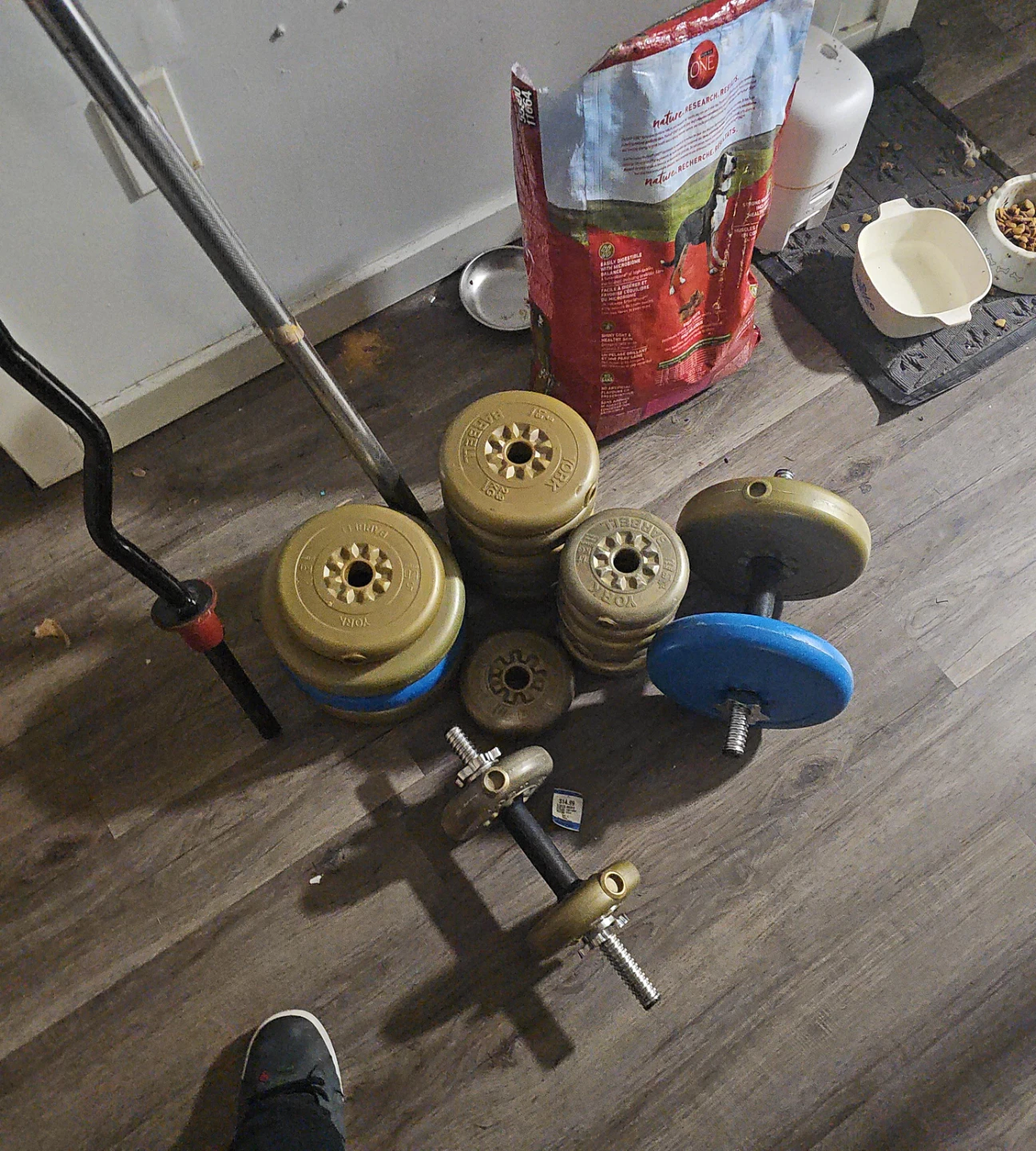 York Barbell Weight Set