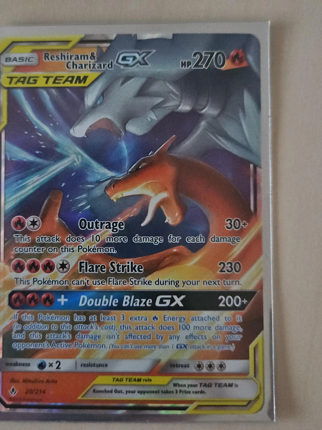 Pokémon Reshiram & Charizard GX – Unbroken Bonds – Ultra Rare