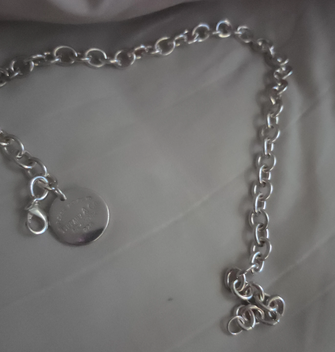 Tiffany & Co. Sterling Silver Chain Necklace