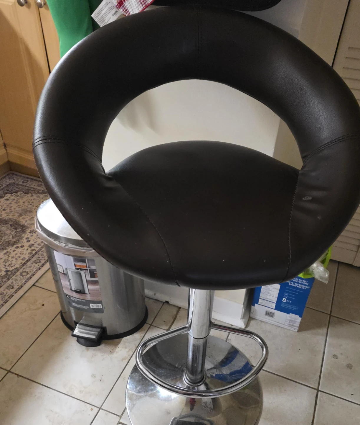 Adjustable Swivel Bar Stool - photo 2