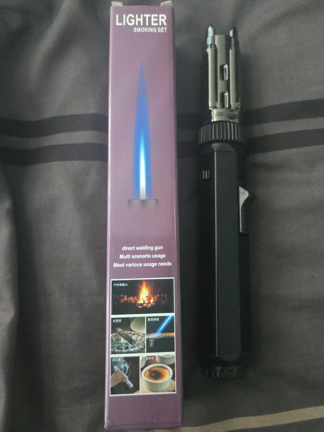 Lighter Smoking Set Direct Welding Gun