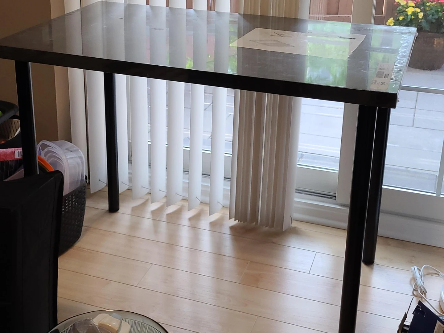 IKEA Black Desk