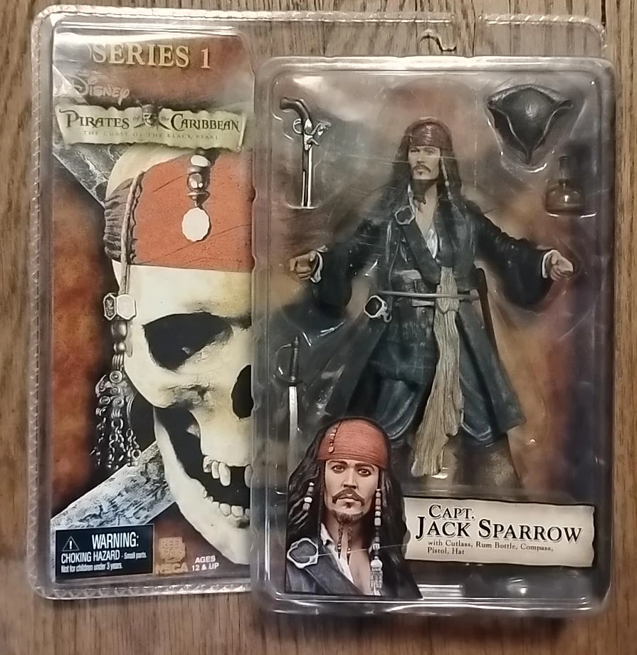 NECA Pirates of the Caribbean Captain Jack Sparrow