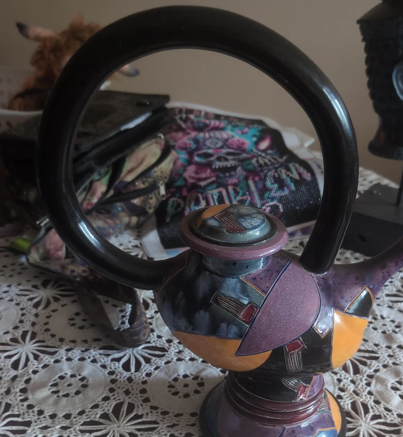 Artistic Ceramic Teapot