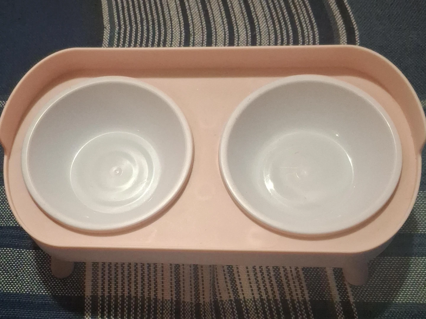 Pink Pet Double Bowl Feeder