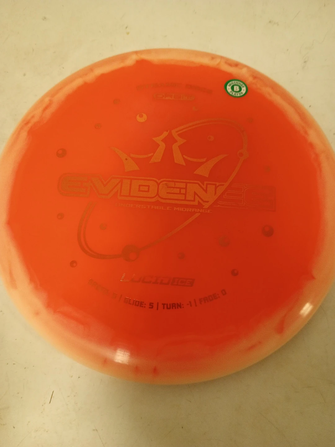 Dynamic Discs Evidence Understable Midrange Disc Golf Disc