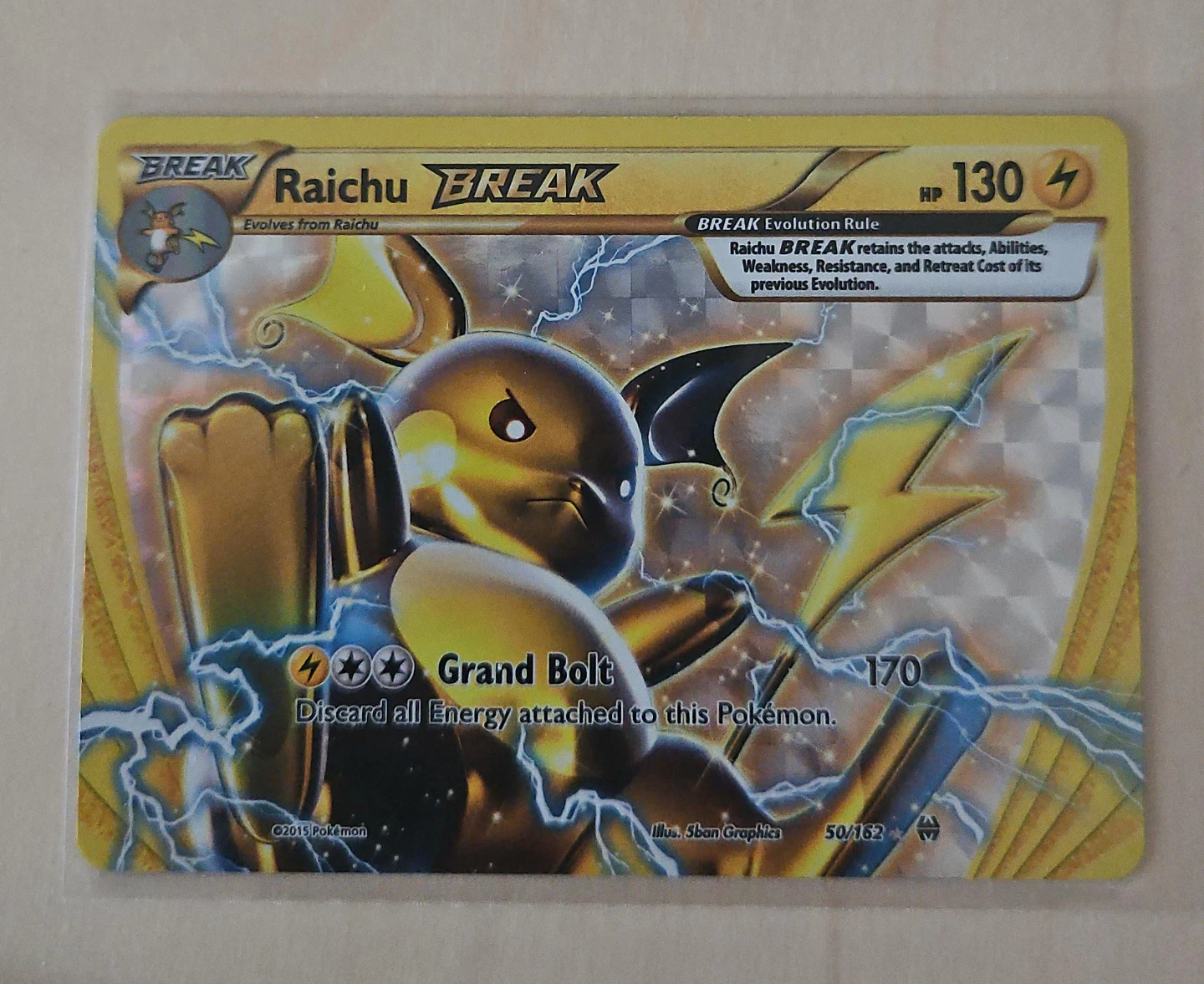Pokémon Raichu BREAK #32/162 – XY BREAKthrough – BREAK Rare