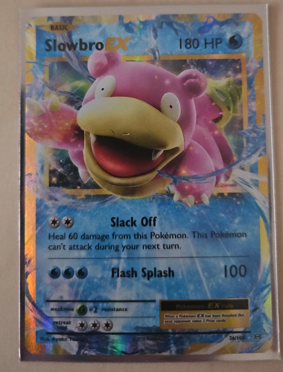 Pokémon Slowbro EX #26/108 – XY Evolutions – Ultra Rare