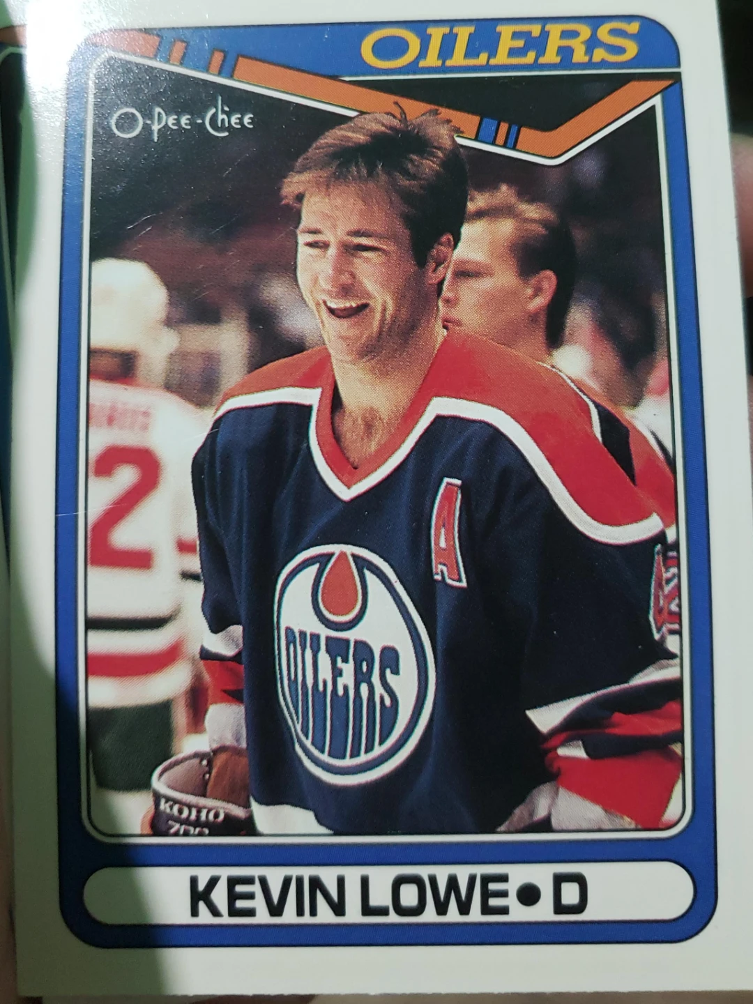 Kevin Lowe O-Pee-Chee Oilers Trading Card