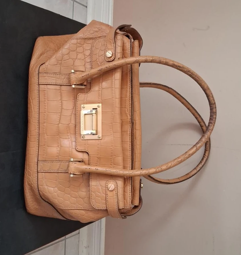 Vince Camuto Embossed Leather Tote Bag