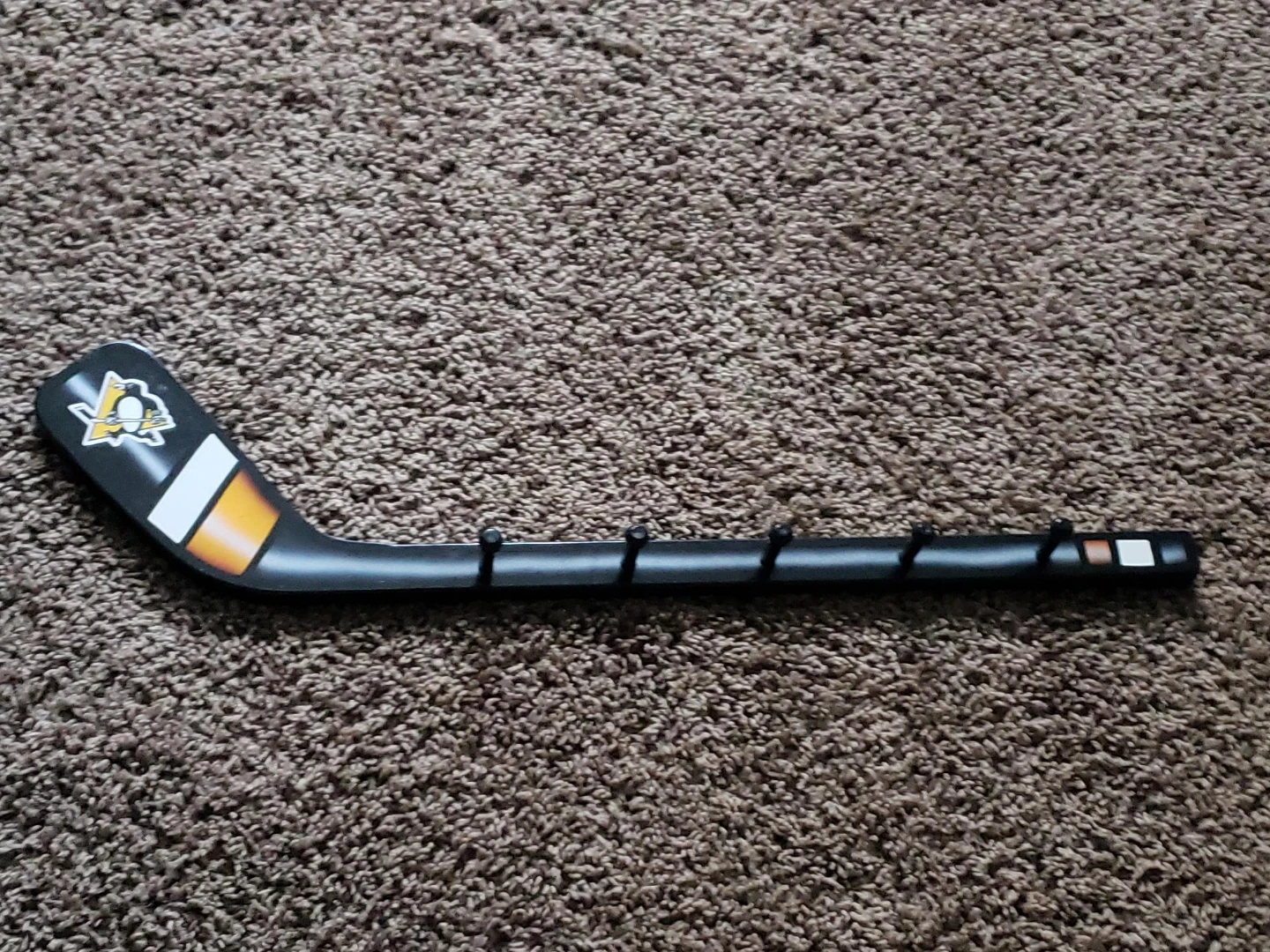 Pittsburgh Penguins Hockey Stick Hook Rack