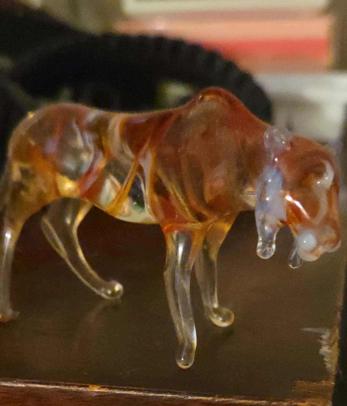 Glass animal figurine