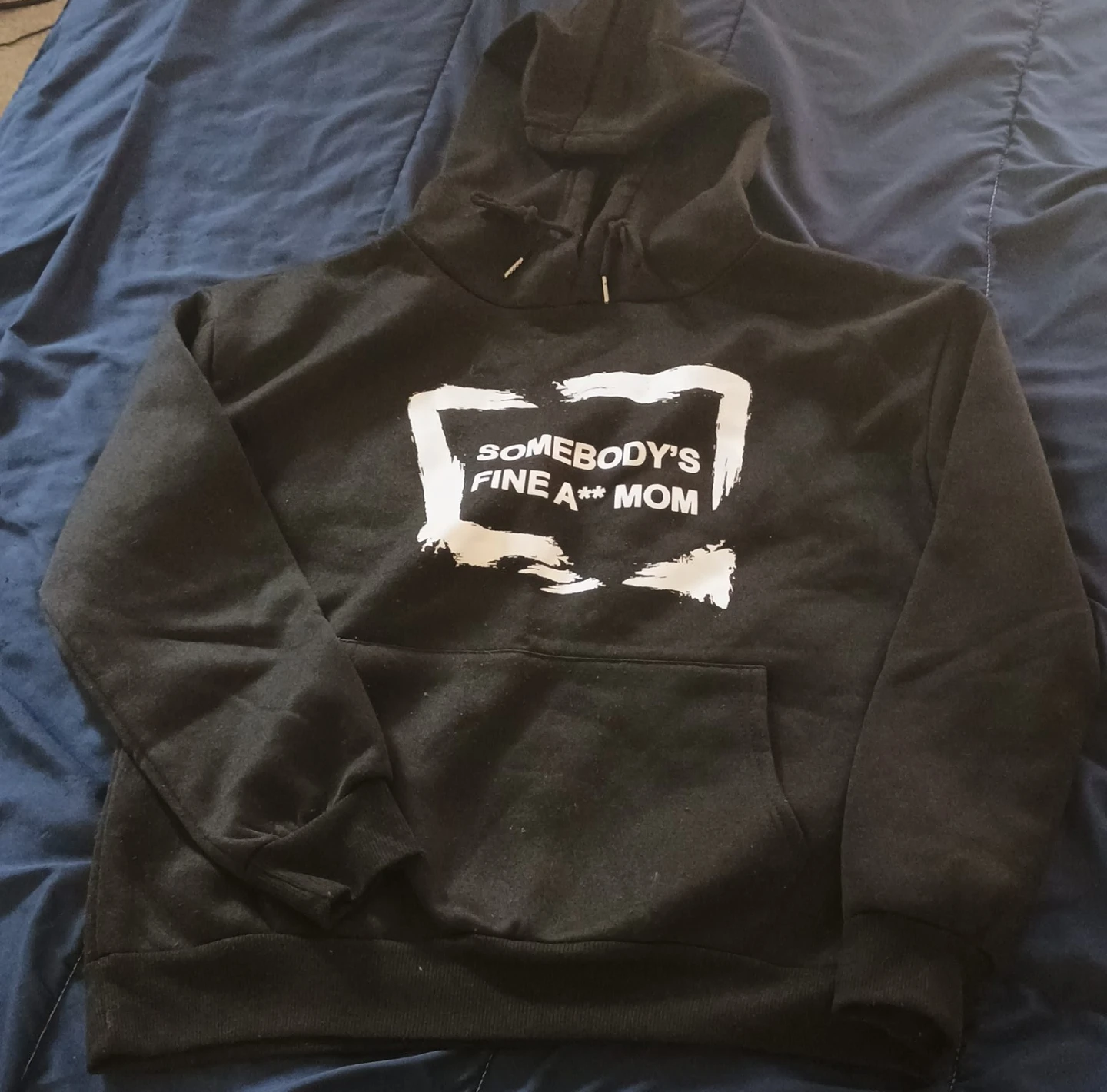 Women's Black pullover Hoodie