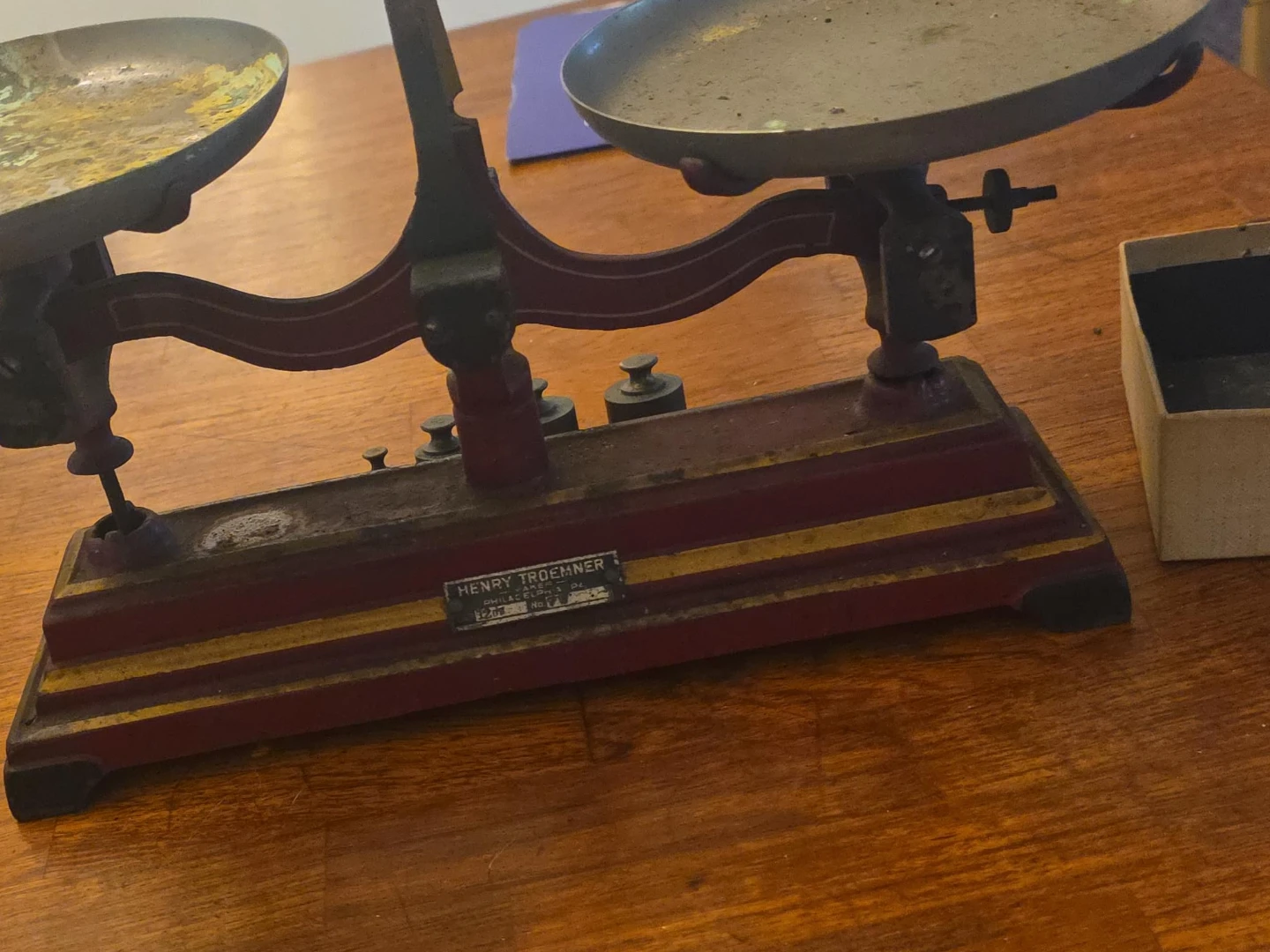 Henry Troemner balance scale