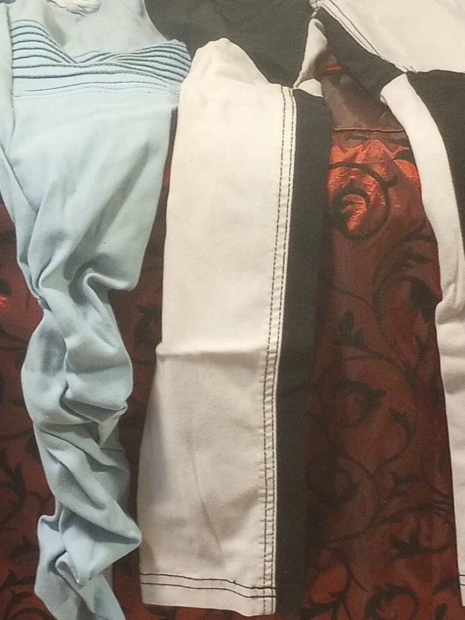 Light Blue Ruched pants