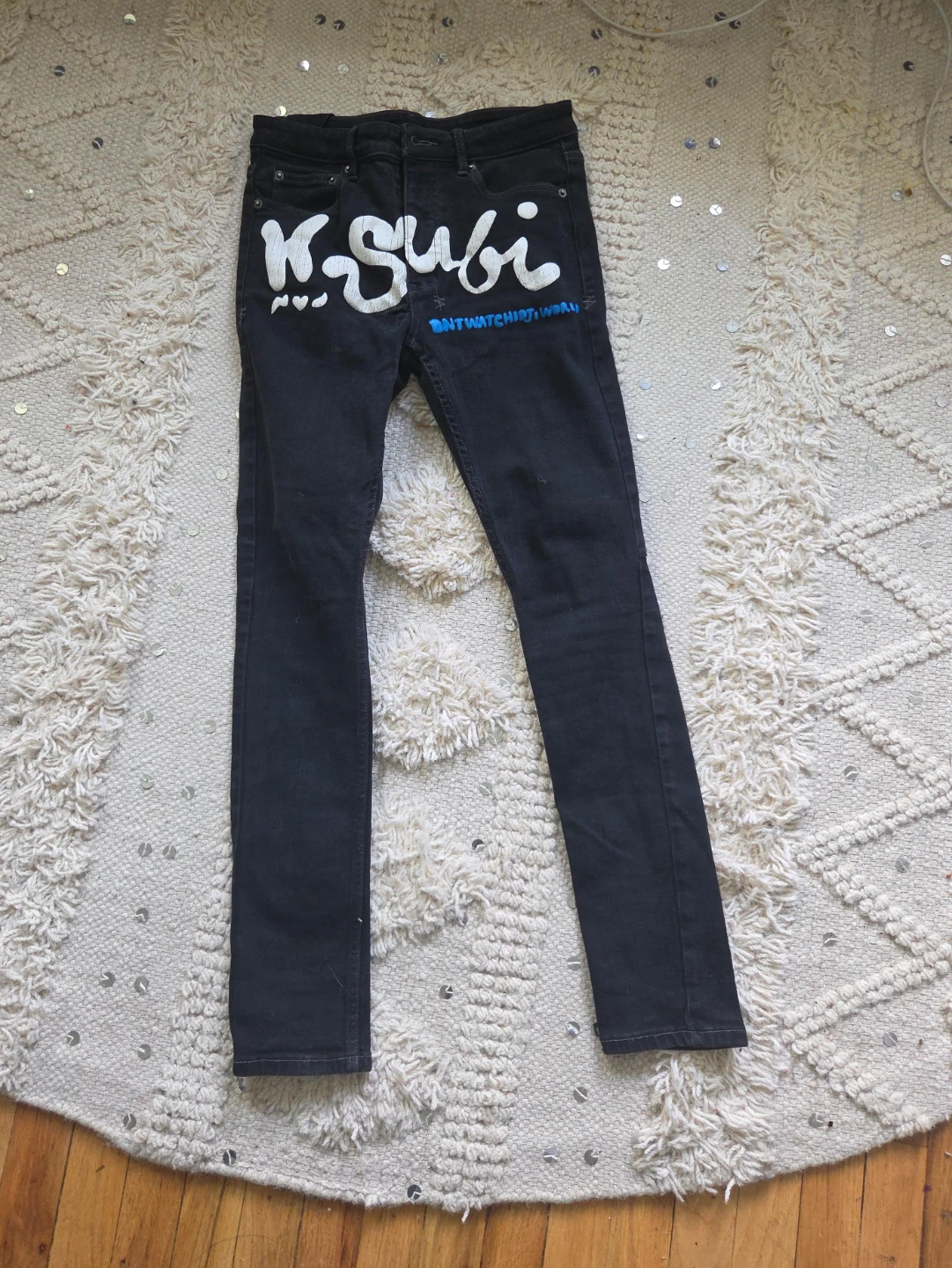 Ksubi Black Denim Jeans Size 31