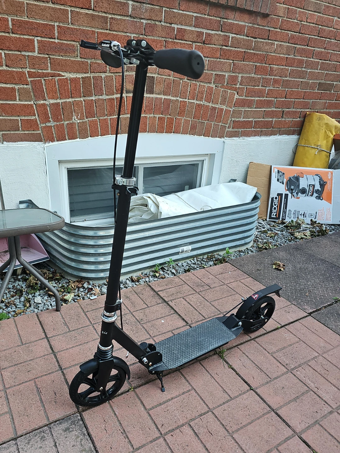 Black Folding Scooter