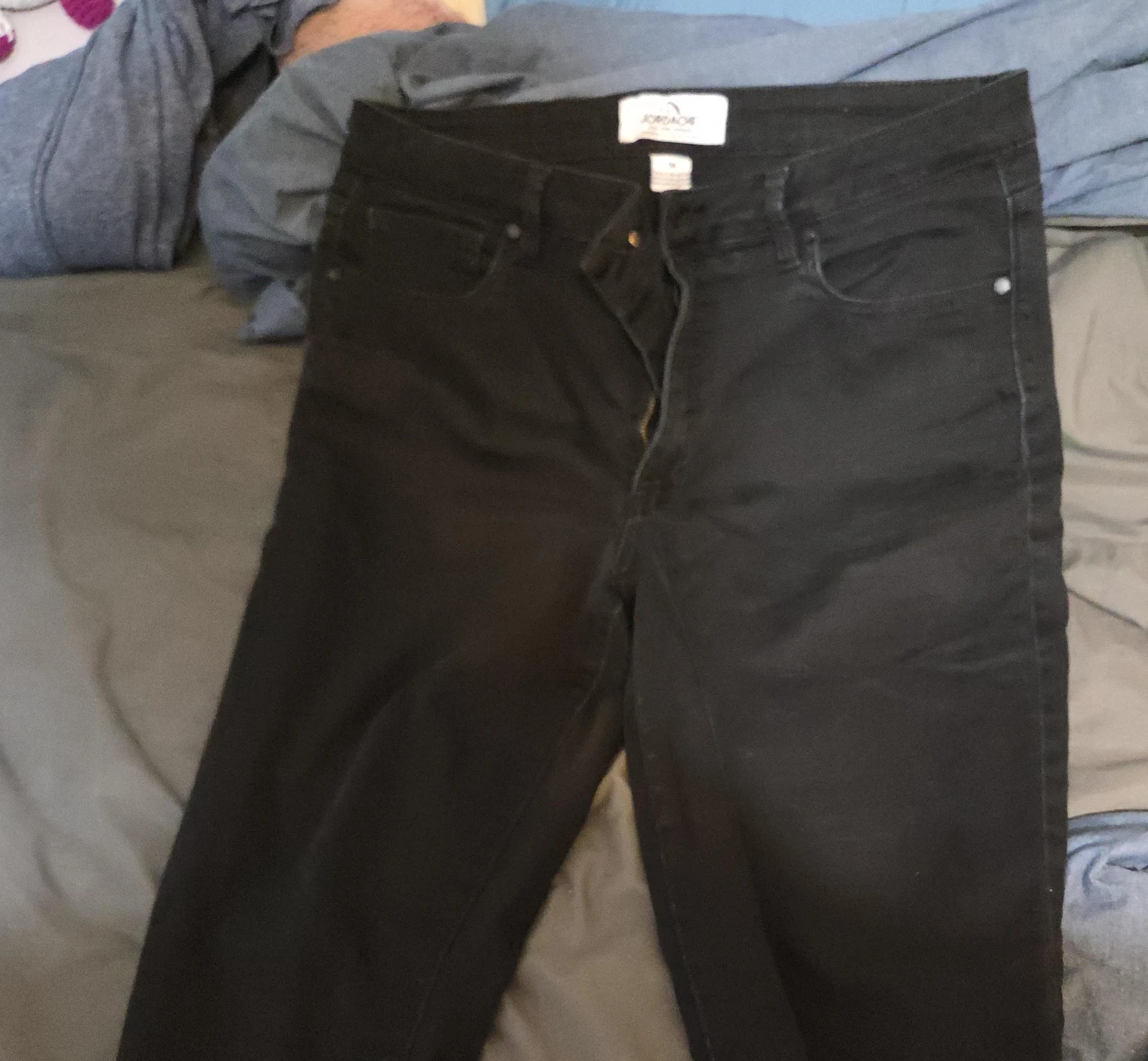 Jordache Black Jeans Size 16