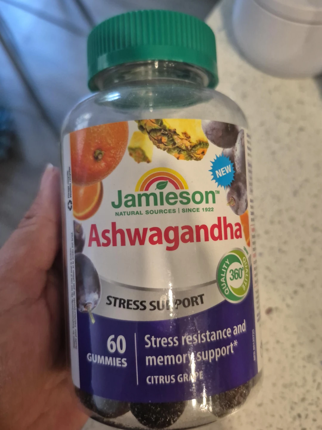 Jamieson Ashwagandha Stress Support Gummies, 60 count