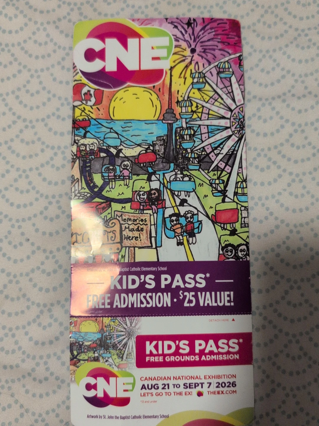 CNE Kid's Pass Aug 21 to Sept 7 2026