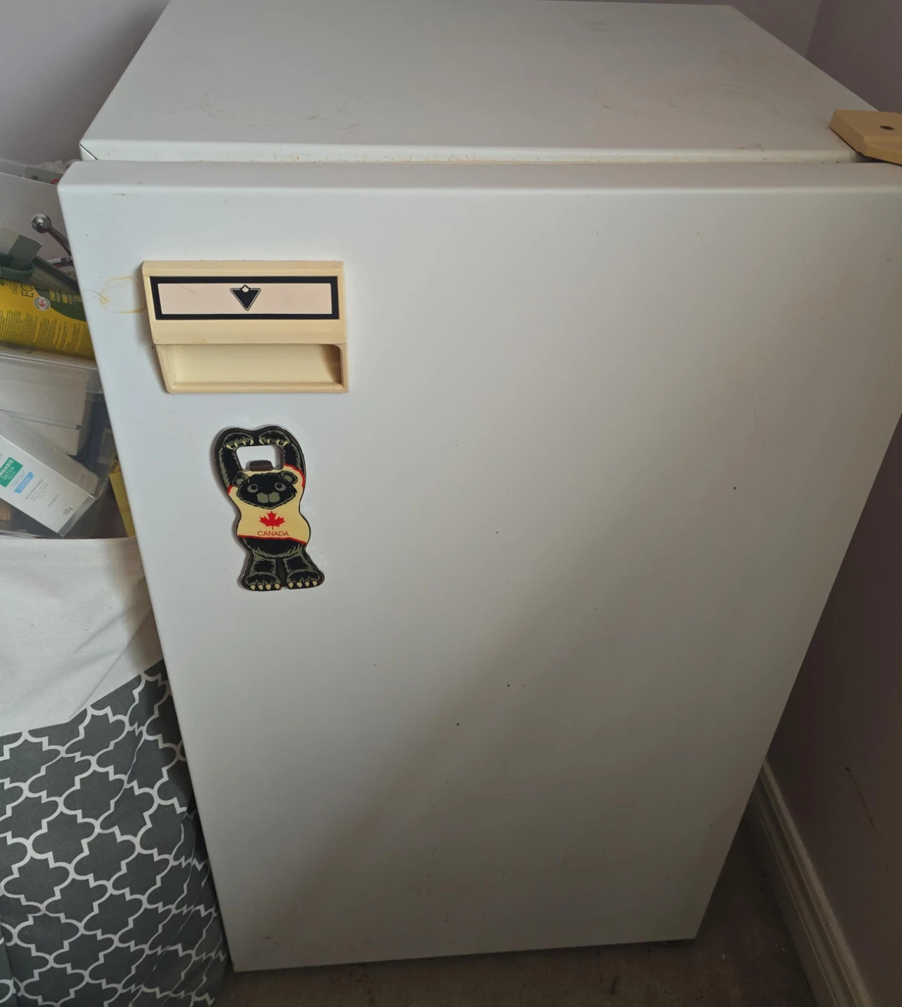 White Freezer