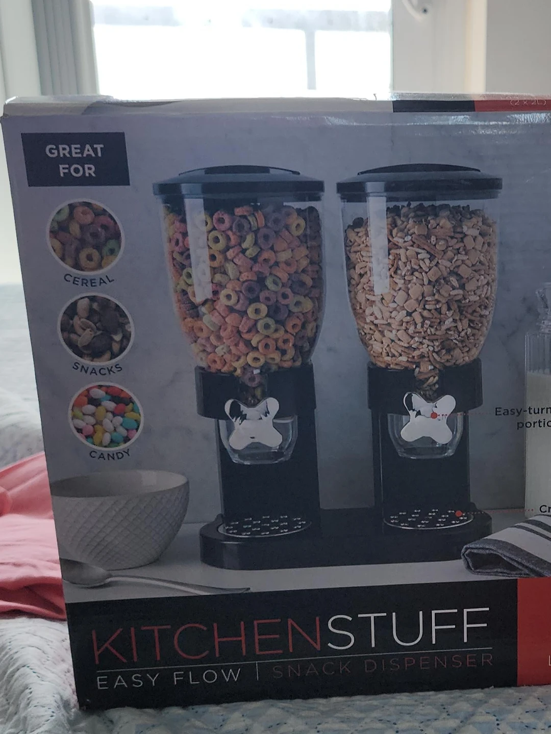 KitchenStuff Easy Flow Snack Dispenser BRAND NEW