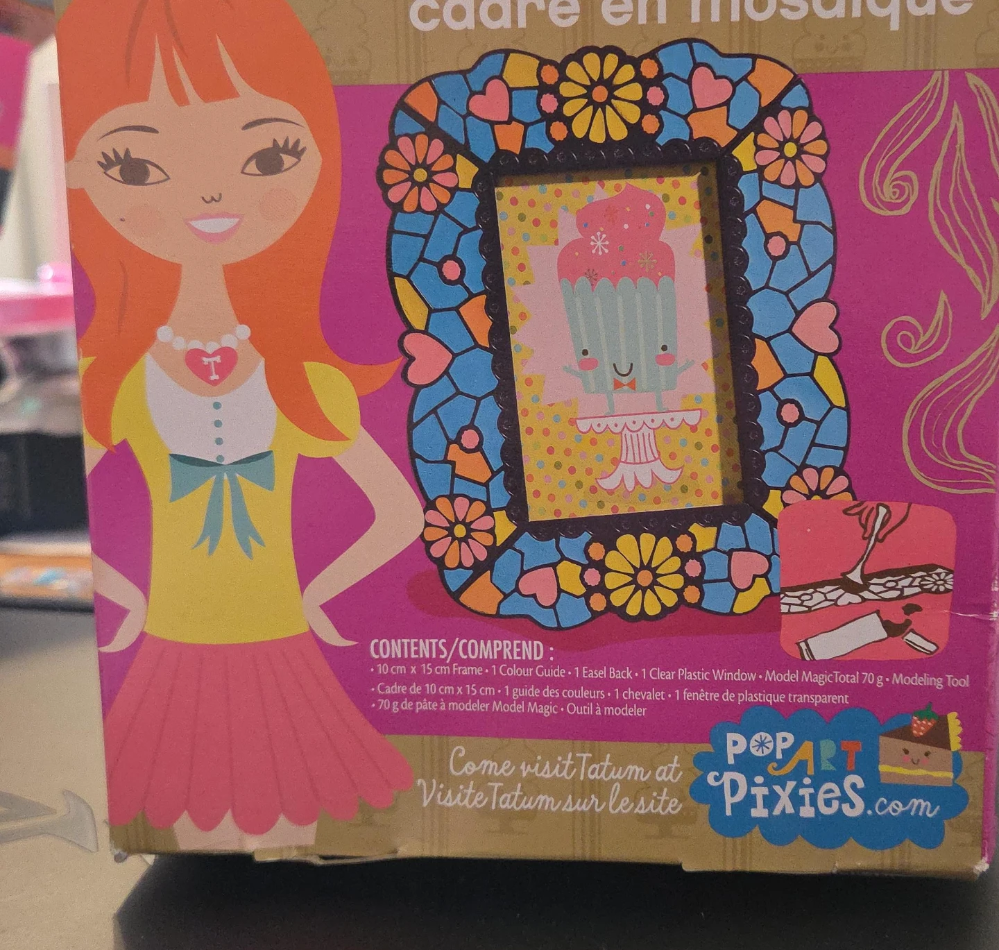 Pop Art Pixies Mosaic Frame Kit
