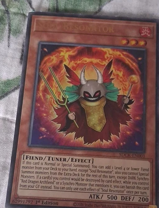 Yu-Gi-Oh! Soul Resonator Card SDCK-EN001