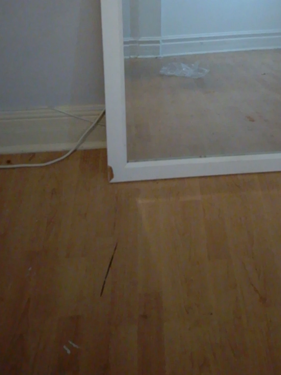 White Framed Mirror