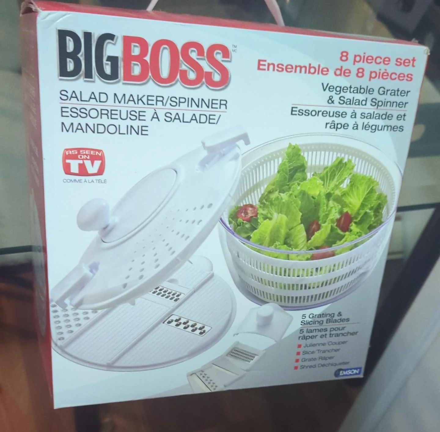 Big Boss Salad Maker Spinner and Grater