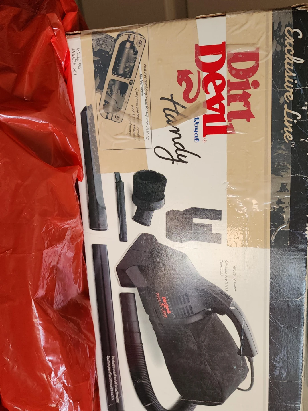 Dirt Devil Royal Handy Model 563 Vacuum Cleaner with Attachments