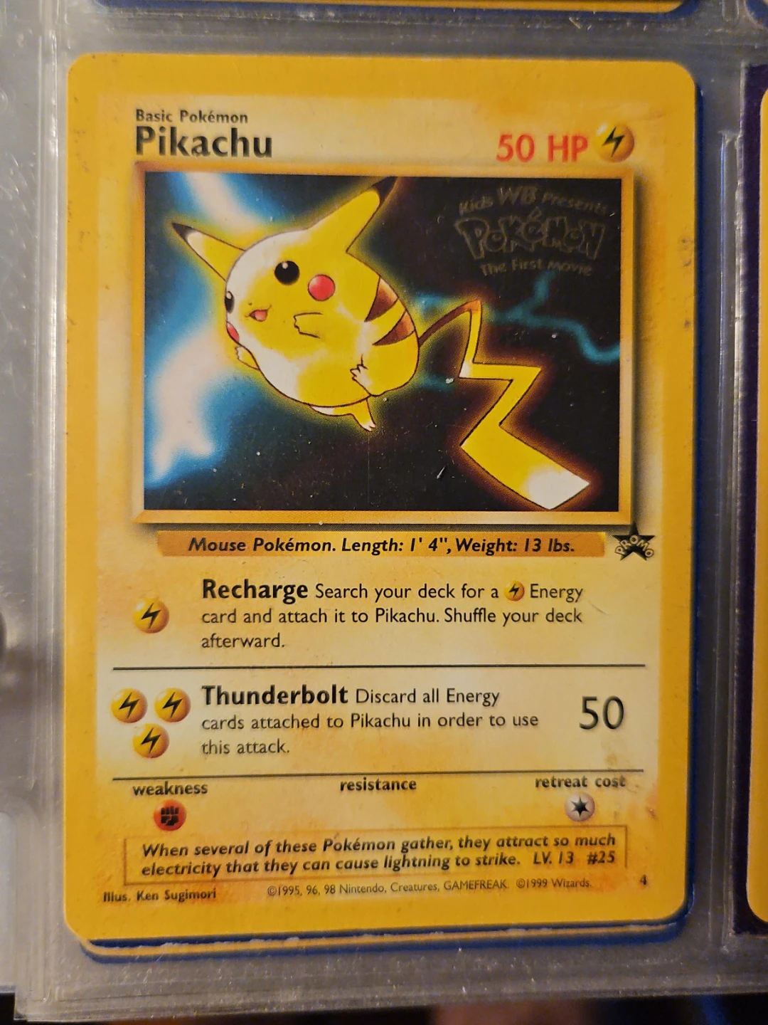 Pokémon Pikachu (Movie Promo) – WOTC Black Star Promo #4