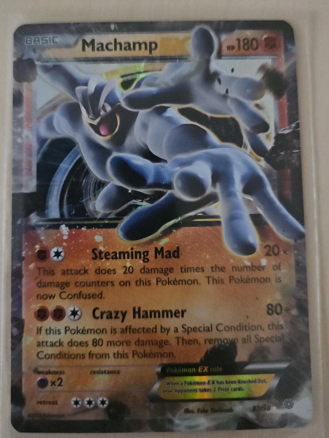 Pokémon Machamp EX #37/98 – XY Ancient Origins – Ultra Rare