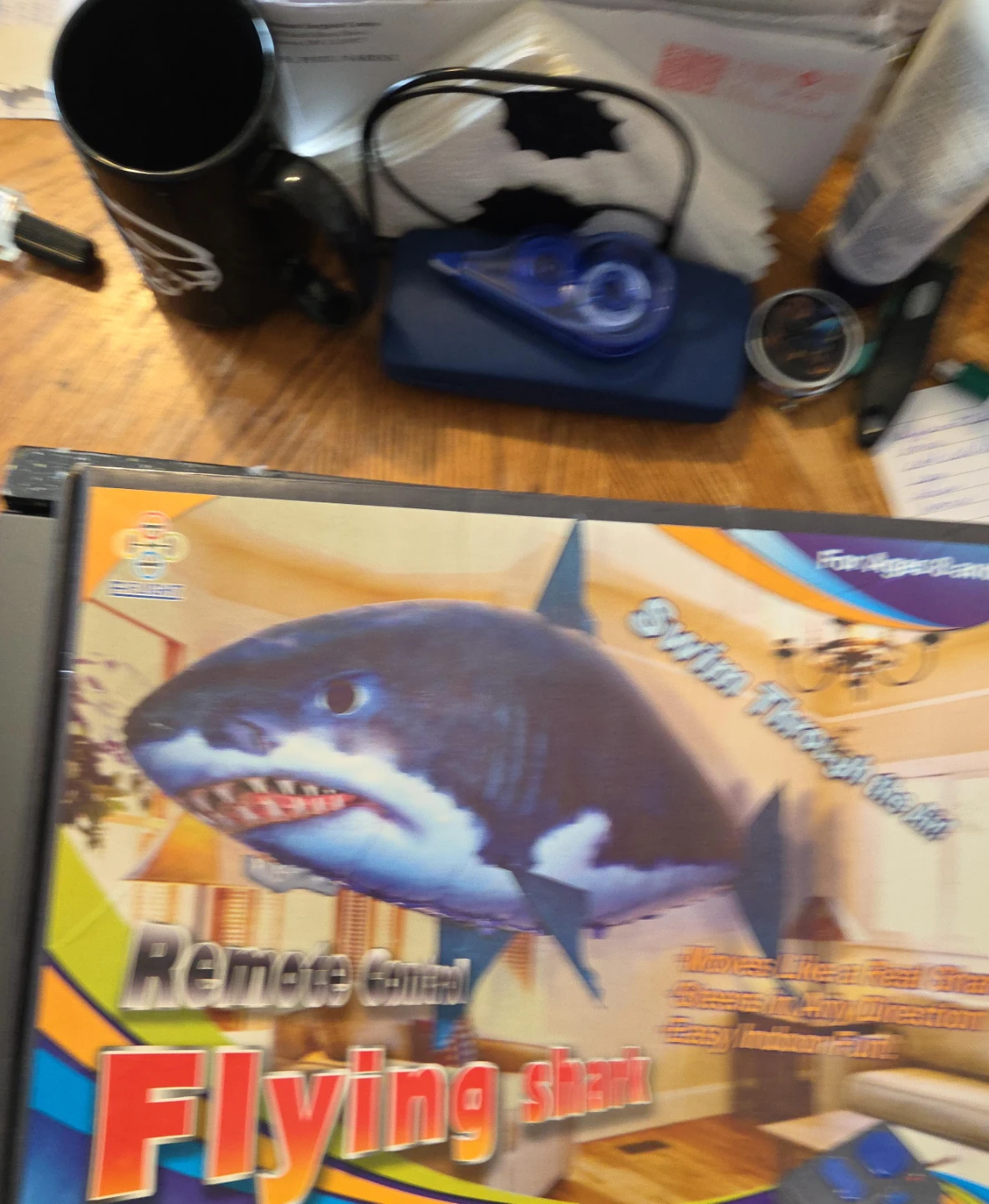 Remote Control Flying Shark Toy