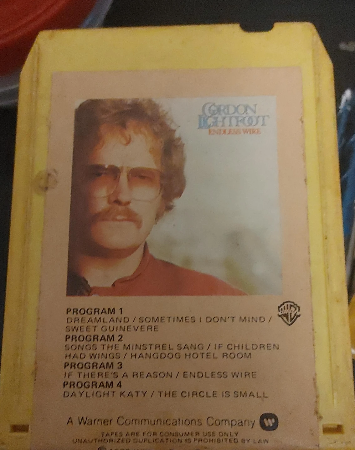 Gordon Lightfoot Endless Wire 8-Track Tape