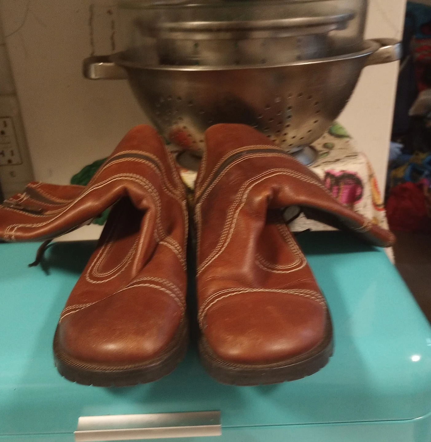 Brown Leather Boots