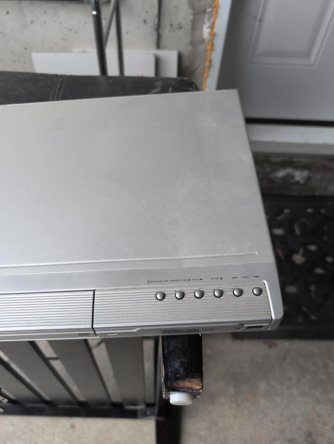 Silver DVD Player
